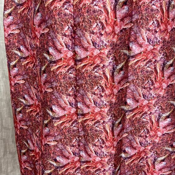 David Peck Pink Floral Gown Size 2 Silk Formal‎ Dress Floor Length - Picture 7 of 12